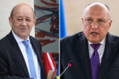 In call with Le Drian, Shoukry stress importance of holding simultaneous presidential and parliamentary elections in Libya