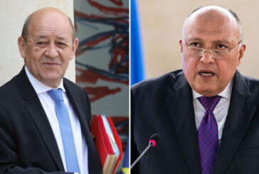 In call with Le Drian, Shoukry stress importance of holding simultaneous presidential and parliamentary elections in Libya