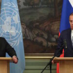 Lavrov meets Guterres to discuss “some sensitive issues”, including Libya