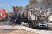 Dbeibeh praises bravery of driver of burned fuel truck in Benghazi, issues order of compensation