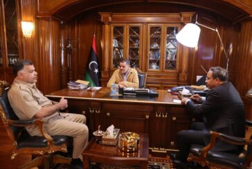 Dbeibeh, his interior minister discuss security in Tripoli