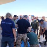 Child victim of Bent Bayya explosion arrives in Naples for treatment
