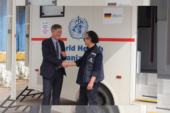 WHO delivers mobile clinics to Benghazi