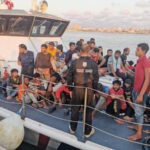 Tripoli Coast Guard intercepts 330 migrants on way to Europe.