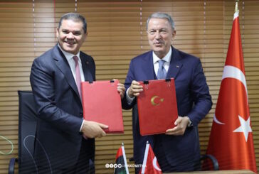 Libya outgoing Premier signs two military agreements with Turkey