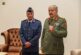 Marshal Haftar receives the released Jagam and promotes him