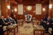 Dbeibeh holds talks with French diplomats