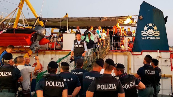 Accused of migrant smuggling from Libya, five detained in Italy