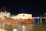 Ocean Viking rescue ship docks at Ancona Port in Italy with 37 migrants on board