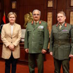 Marshal Haftar receives British Joint Forces Commander