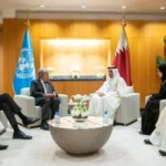 Qatari Foreign Minister, UN Secretary General Discuss Libya