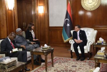 Bathily briefs Dbeibeh on latest meetings in Benghazi and Sabha