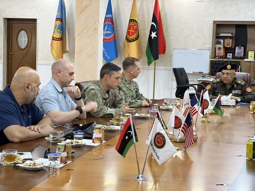 Chief of Western Libya’s Ground Forces holds talks with US Defense Attaché