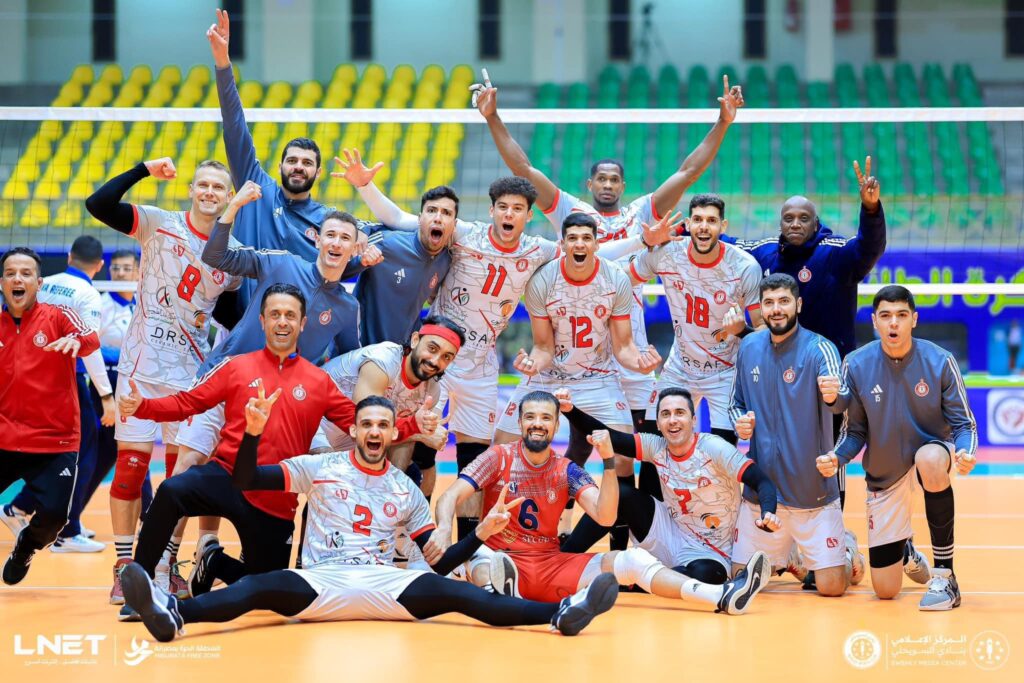 Al-Suwaihli wins and Al-Ahly Benghazi loses in the Arab Volleyball Clubs Championship