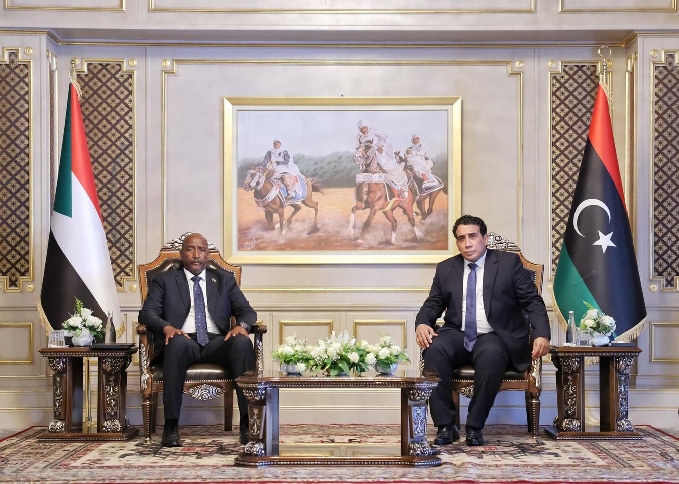 Menfi discusses war in Sudan with General Burhan