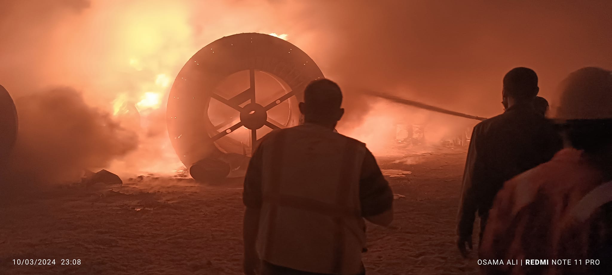 12 injured after electricity storage fire in Tripoli