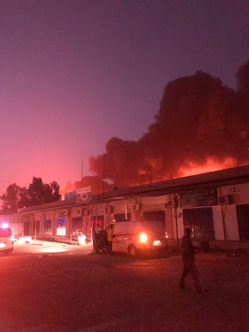 12 injured after electricity storage fire in Tripoli