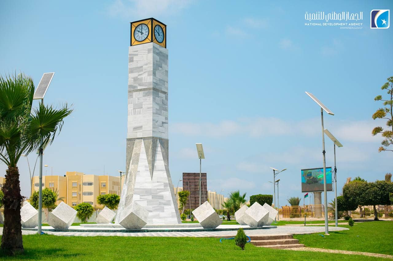 Renovation of Sirte’s Clock Square Completed, Highlighting City’s 2024 Development Efforts