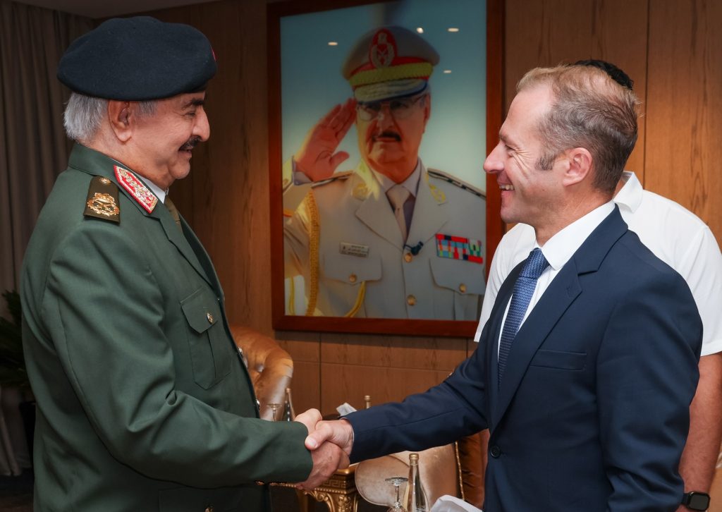 Haftar Receives French President Macron’s Envoy to Discuss the Future Political Path in Libya Haftar Receives French President Macron’s Envoy to Discuss the Future Political Path in Libya