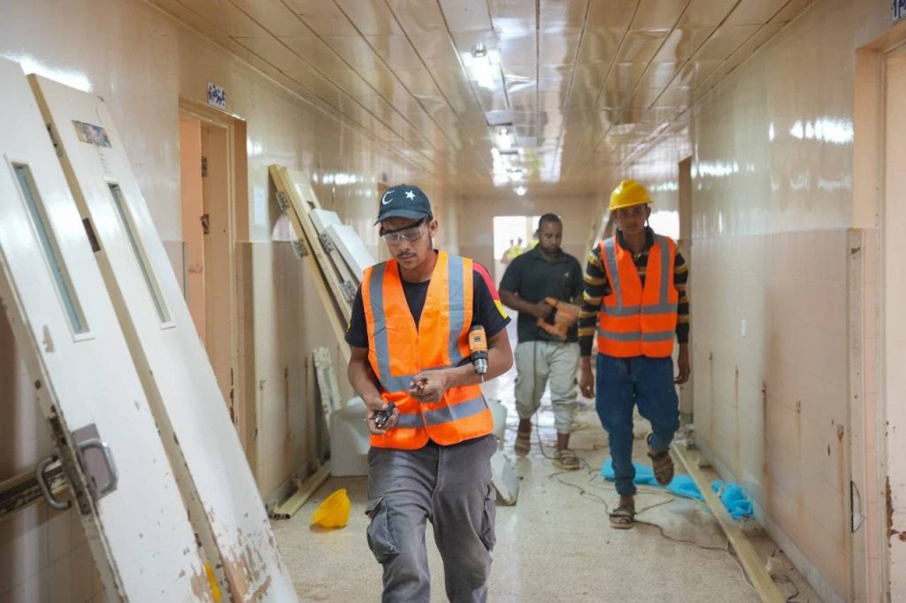 Launch of major maintenance works at Al-Jalaa Hospital in Benghazi