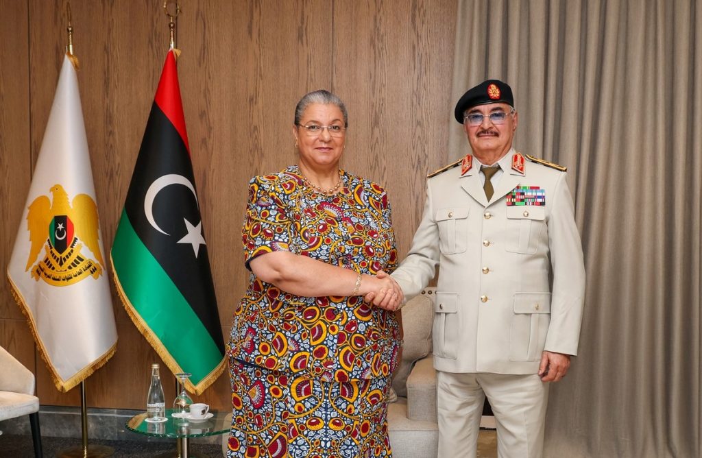 Field Marshal Khalifa Haftar Discusses UN Roadmap, Tripoli Developments with Head of UN Mission