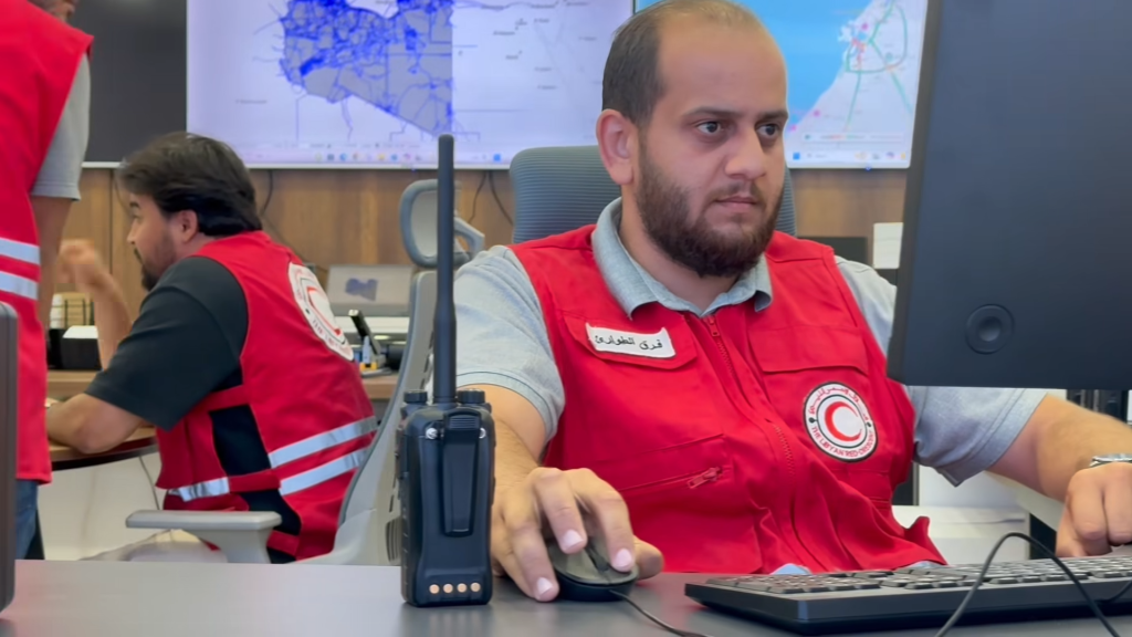 Libyan Red Crescent, Backed by Armed Forces, Launches National Disaster Response Team and Prepares for Major Drill in Derna Libyan Red Crescent, Backed by Armed Forces, Launches National Disaster Response Team and Prepares for Major Drill in Derna