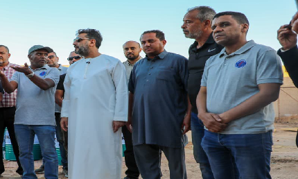 Minister of Electricity oversees the installation of a new transformer at Bu’atni station Minister of Electricity oversees the installation of a new transformer at Bu'atni station.