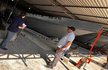 Workshop for manufacturing migrant smuggling boats seized in Misrata Workshop for manufacturing migrant smuggling boats seized in Misrata