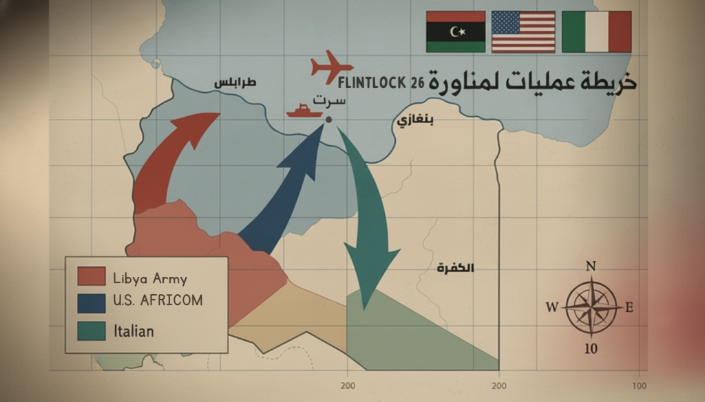 Italian report: ‘Flintlock 26,’ a political test for Libya’s unification and an opportunity to enhance Rome’s influence Italian report: 'Flintlock 26,' a political test for Libya's unification and an opportunity to enhance Rome's influence