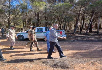 The Technical Committee for the Green Mountain Afforestation Campaign visits the southern region in preparation for work The Technical Committee for the Green Mountain Afforestation Campaign visits the southern region in preparation for work.