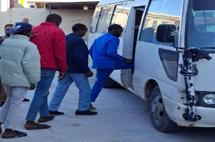 47 illegal immigrants deported as part of a security campaign by the Al-Jabal Al-Akhdar