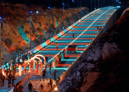 Opening of the bridge over Wadi Bou Al-Mahboul connecting Derna and Susa Opening of the bridge over Wadi Bou Al-Mahboul connecting Derna and Susa