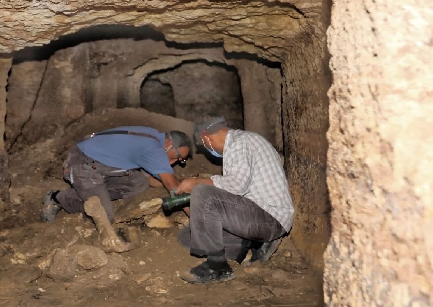 Discovery of a new archaeological site in Shahhat dating back to the Hellenistic period Discovery of a new archaeological site in Shahhat dating back to the Hellenistic period