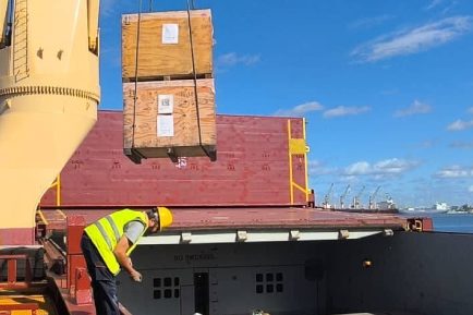 Arrival of the main generator for the first unit at the South Tripoli Gas Power Station Arrival of the main generator for the first unit at the South Tripoli Gas Power Station