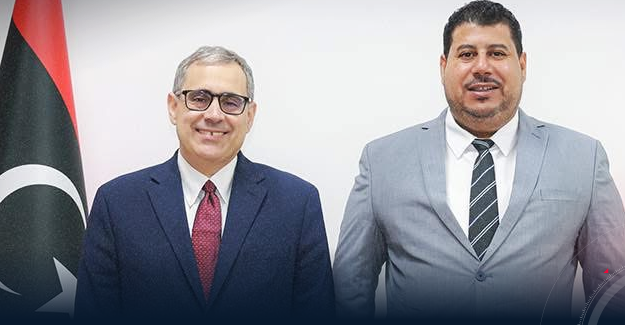 NOC discusses strengthening energy cooperation with U.S. Chargé d’Affaires Translate the following title to English. Your entire response must only be the translated text, with no prefixes or labels: "المؤسسة الوطنية للنفط تبحث مع القائم بالأعمال الأمريكي تعزيز التعاون في مجال الطاقة"