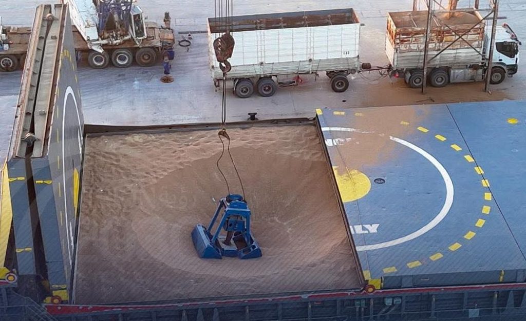 7,500 Tons of Ukrainian Wheat Arrive at Sirte Free Zone Port to Supply Flour Mill