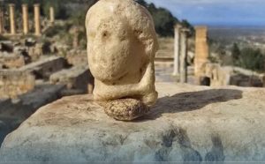Roman statue found after rainfall in Shahat