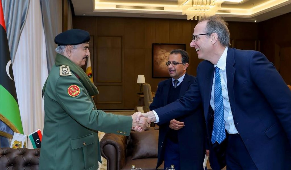 LNA Commander-in-Chief Meets with British Ambassador to Discuss Security and Economic Cooperation