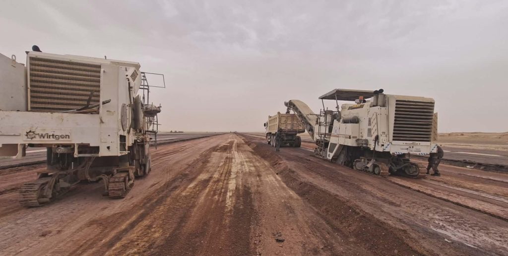 Exclusive - Wal: Arrival of representatives of a specialized Turkish company to Kufra to begin maintenance work on its airport runways