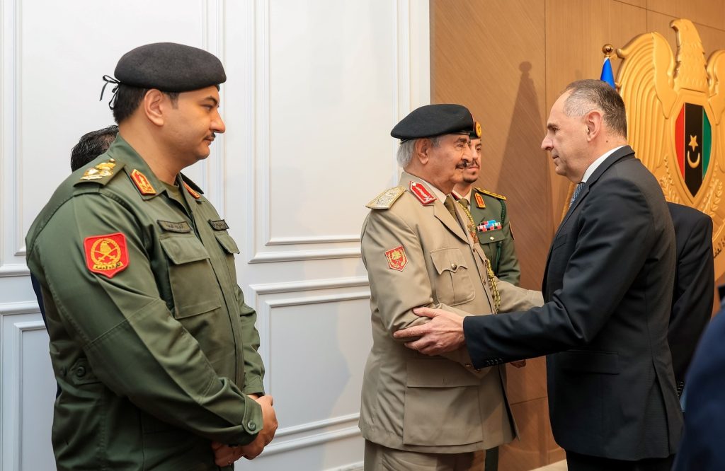 Field Marshal Haftar and Greek Foreign Minister Discuss Enhanced Cooperation in Benghazi