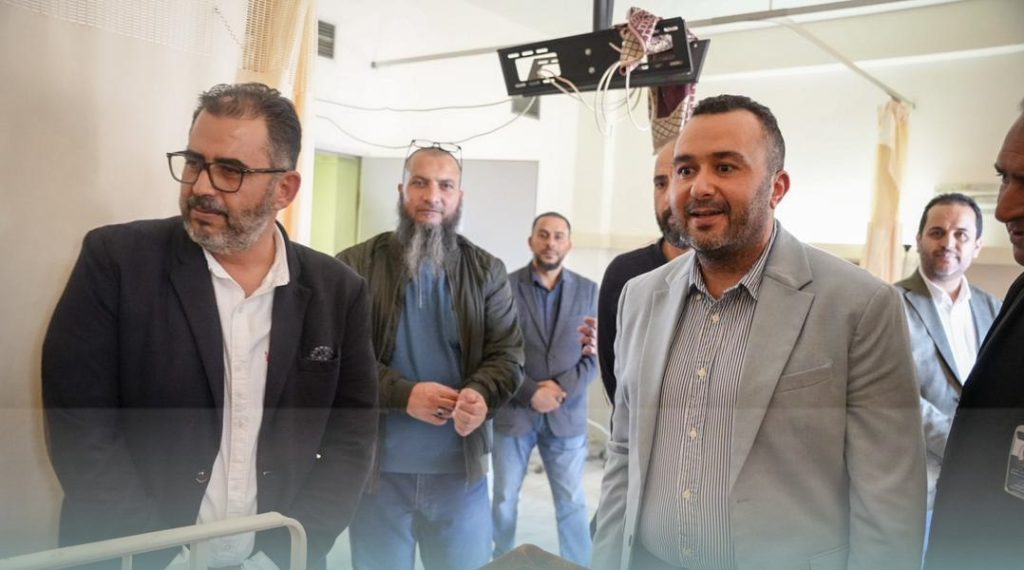 Minister of Health of the GNU inspects the work at Abu Salim Accidents Hospital Minister of Health inspects the work at the Accidents Hospital in Abu Salim