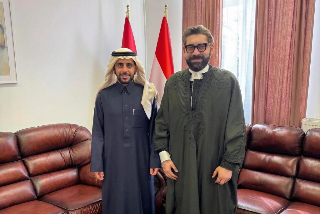 The Libyan Ambassador to the Netherlands and his Saudi counterpart discuss issues of common interest