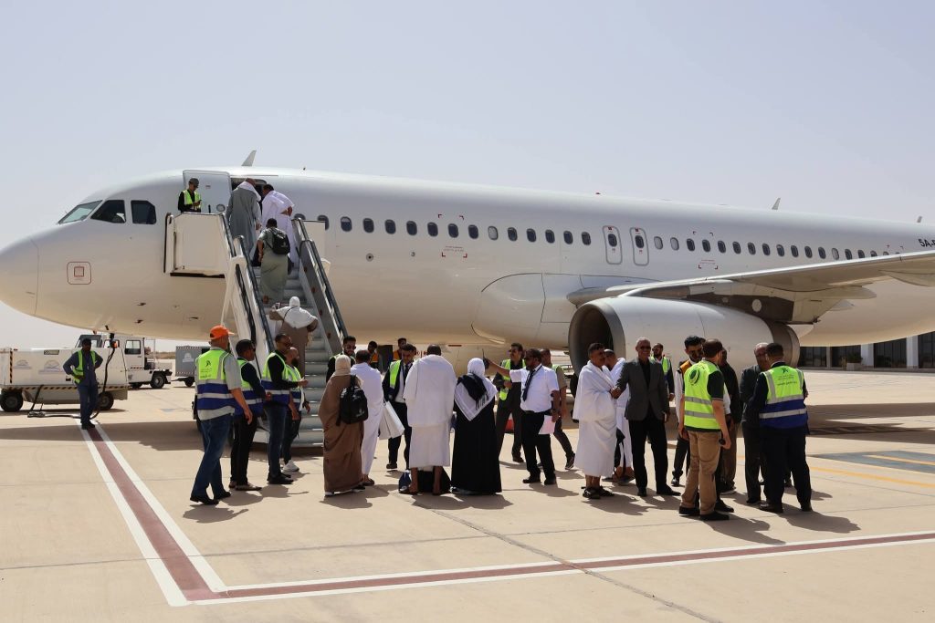 Sirte and Al-Jufra Pilgrims Depart from Sirte International Airport for the Holy Land