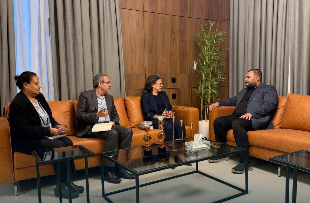 Director General of National Development Agency and UN Deputy Envoy Discuss Libya's Reconstruction Efforts