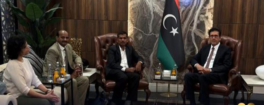 Indian diplomatic delegation arrives in Tripoli to discuss developing joint cooperation between the two countries in various fields