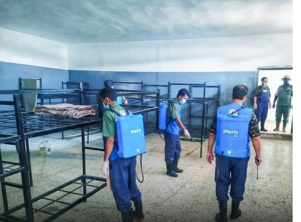 Disinfection Campaign Targets Military Prisons Administration in Tripoli by Military Ambulance and Rescue Unit Disinfection Campaign Targets Military Prisons Administration in Tripoli by Military Ambulance and Rescue Unit
