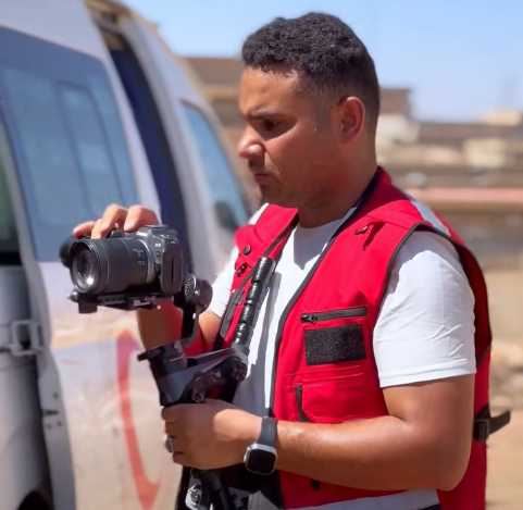 Saad Al Badri Emphasizes the Vital Role of Photographers in Humanitarian Action Following Red Crescent Field Drill 4565756657