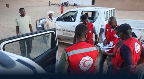 Red Crescent Ghat Branch: Floods Cause Displacement of Families and Deterioration of Infrastructure Red Crescent Ghat Branch: Floods Cause Displacement of Families and Deterioration of Infrastructure