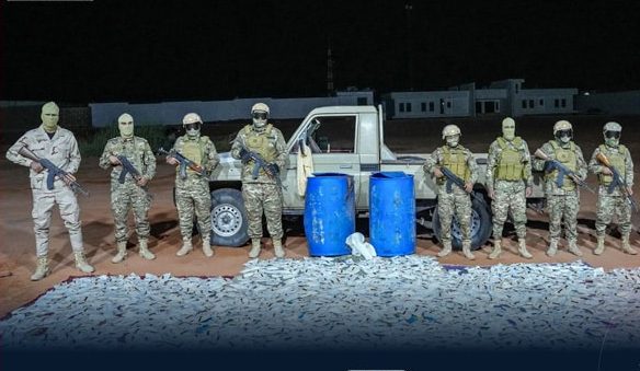Sabil Al-Salam Brigade Seizes More Than 1.3 Million Narcotic Pills in Al-Kufra, Three Members Injured Sabil Al-Salam Brigade Seizes More Than 1.3 Million Narcotic Pills in Al-Kufra, Three Members Injured